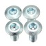 HEX Socket 4pcs Button Steel Head 125cc 140cc Brakes M8 Bolts Stainless Hexagon - 3