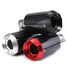 51mm Univesal Slip-On Motorcycle Exhaust Muffler Round Carbon Fiber - 3