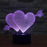 Decoration Atmosphere Lamp Touch Dimming Heart Christmas Light Novelty Lighting Colorful - 1