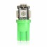 Super Bright Car Bulb 5SMD Wedge Lamp 5050 LED Green T10 194 168 - 5