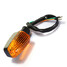 Turn Signals 2pcs Motorcycle Turning Lights Plastic Indicators - 3