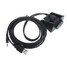Extension Cable 3.5mm Motorcycle Car Boat AUX Cell Phone 2M USB 2.0 - 2