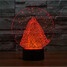 Led Night Light Touch Dimming Novelty Lighting Colorful 100 3d Snow Christmas Light - 2