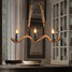 Chandeliers Bar Candle Restaurant Hemp Pendant Vintage Rope Chandelier - 5