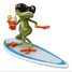 3D Car Sticker Car Window Funny Water Decal High Temperature Car Body Frog Proof - 3