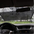 Auto Car Front Window Wind Shield Shade Sunshade Shield Visor Black Retractable - 2