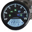 digital Motorcycle LCD Speedometer Tachometer Odometer Cylinders - 1