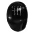 Chrome Black Cap FOCUS FIESTA Replacement 6 Speed Gear Shift Knob Cover For Ford - 3