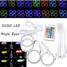 Multi-Color 5050 Flash LED SMD 12V Remote Control 70mm Angel Eyes RGB - 2