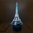 100 Christmas Light Decoration Atmosphere Lamp Eiffel 3d Touch Dimming Novelty Lighting Colorful - 7