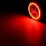 Red 7Inch 6000K LED Halo Wrangler Angle Eyes Beam Headlight Light For Jeep Turn White DRL - 2