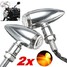 Motorcycle Bullet Turn Signal Cruiser Chopper Light For Harley Davidson 4pcs Chrome Indicator - 1