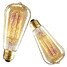 St64 Vintage Incandescent Antique Style Lamp Glass Clear 60w - 2