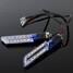 LED Motorcycle Motor Bike Turn Signal Indicators Light Lamp Blue - 4