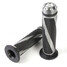 Aluminum Motorcycle Handlebar Gel Hand Grips Bar Rubber CNC - 8