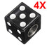Car Truck Four Dice Tyre Tire Air Valve Dust Cover Cap for Motorcycle - 1