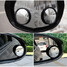2Pcs Rear View Mirror Glasses Wide Angle Blind Spot Round Auto Car Truck Convex - 2