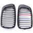 Gloss Black 2 Door E46 Grilles For BMW Kidney M-color Front - 1