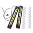 Car Auto Light DRL 2Pcs LED Strip Daytime Running Driving COB Flexible Colors - 11