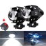 Light With 2Pcs Spot Hi Lo Black Motorcycle LED Headlight Driving Fog U5 Kill Switch - 1