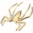 Marker Golden Motorcycle Spider Badge Emblem Shape Auto 3D Car Sticker Decal - 5