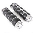 Ducati Chrome Motorcycle Handlebar Grips Honda Yamaha Suzuki - 6