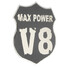 Auto Motor Sticker Power V8 MAX 3D Car Metal Emblem Decal Emblem Badge Truck - 2