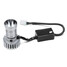 Universal Aluminum Motorcycle LED Headlight Lamps High Low Beam - 5