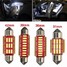 Pair LED Car Interior Canbus Error Free Festoon Bulbs Lights Reading Number Plate - 1