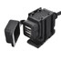 Dual USB Charger Car Motorcycle 2.1A Adaptor Standard Europe 12V-24V - 1