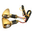 Bullet Pair LED Turn Signal Indicator Running Light 12V Universal Motorcycle Amber - 3