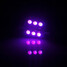 Flash Strobe 15SMD Pair RGB Remote Control 5050 Car LED Light Interior Lamp T10 - 2