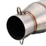 Stainelss Racing Steel Exhaust Muffler Pipe Motorcycle Street Bike Slip on 51mm - 8