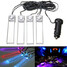 Atmosphere Light Floor LED 12V Auto Interior Decorative Lamp 4 In 1 Dash - 1