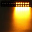 12V Emergency Yellow 12 LED Car Vehicle Strobe Flash Warning Light 12W Flashing Lights - 3