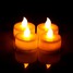 Led Yellow 4 Pcs Light Round Candle Style Twinkle Flame - 7