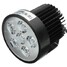 2Pcs 12V Lamp Black 18W Motorcycle LED Headlight Driving Spotlightt Fog - 2