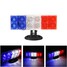 Light Red 5W Lamp LED Flashing Strobe Blue White DC 12V Decoration Light Motorcycle Tail - 1