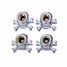 Style Skull Accessories Cup Car Wheel Tire Valve 4pcs Decoration - 10