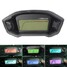 Cylinder LCD Speedometer Odometer KMH Universal Motorcycle Tachometer Gauge - 6