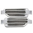 Intake Silver CAR Honeycomb Flow Grille Air Vent Duct Decoration 2Pcs ABS Sticker Side - 2
