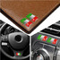 Aluminium Flag Pair Italy Decal Decoration Badge Emblem Self-Adhesive Car Sticker - 2