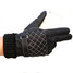 Motorcycle Driving Whole Palm Warm Touch Screen Gloves Black - 1