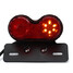 Dual Twin DC 12V Motorcycle Integrated Tail Lamp LED Brake License Plate Turn Signal Light - 7
