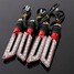 Red Universal Motorcycle Turn Signal Indicators Amber Light Lamp 4pcs - 1