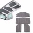 Doors Kit 4pcs Jeep Wrangler JK Heat Insulation Sound - 1