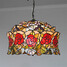 Glass Fixture Retro Tiffany 16inch Living Room Shade Light - 5