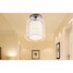 Side Contracted Style White Dome Aisle Pvc Wrought Iron Light Iron - 1
