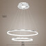 Study Room Double Ring Design Dining Room Led Acrylic Modern Fit - 2