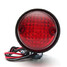 Universal 12V Motorcycle Chrome LED Rear Lamp Light Black Brake Stop Running Tail - 6